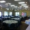 Community Center decorated for a wedding